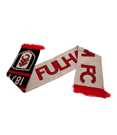 Fulham FC - Écharpe (Rouge / Blanc / Noir) (19 cm x 132 cm) - UTTA11219