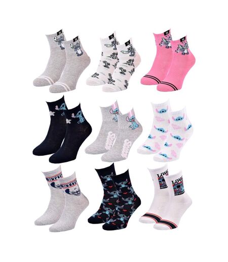 Chaussettes femme LICENCE Fantaisie-Assortiment modèles photos selon arrivages- - Pack de 9