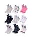 Chaussettes femme LICENCE Fantaisie-Assortiment modèles photos selon arrivages- - Pack de 9-2