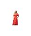Robe Mi-longue Fête Motif/style À Pois Femme Rouge AX Paris-1