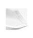 Lot de 3 Serviettes de Table Charline 40x40cm Blanc-3