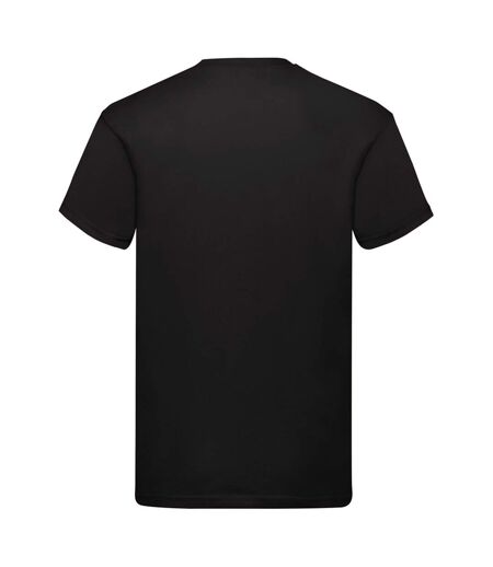 Fruit Of The Loom Mens Original Short Sleeve T-Shirt (Black)