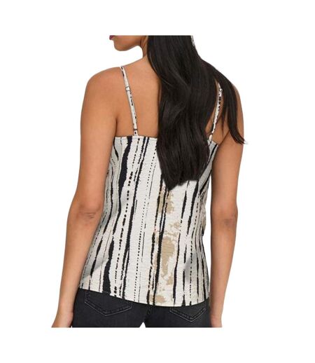 Top noir/beige femme jdy troya - l