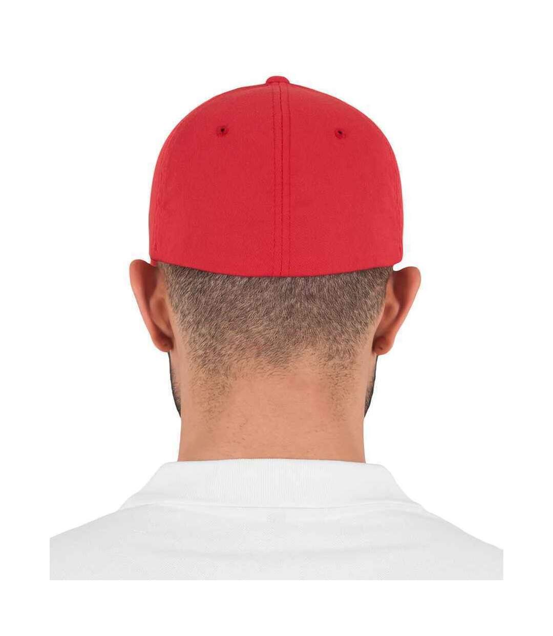 Casquette classique adulte rouge Flexfit-2