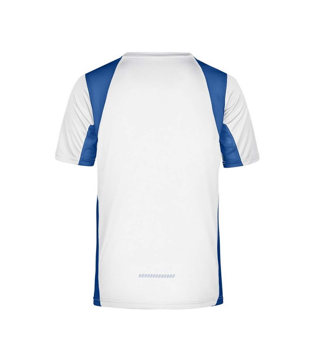 T-shirt Course À Pied Homme Blanc Bleu Roi James And Nicholson-2