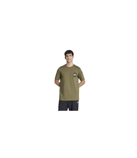 T-shirt Motif/style Camouflage Street Homme Kaki Adidas