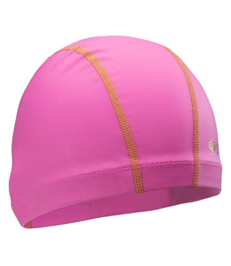 Bonnet de bain adulte rose violet / doré Aquawave