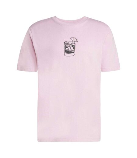 Mens Drink Logo T-shirt Pink Adidas