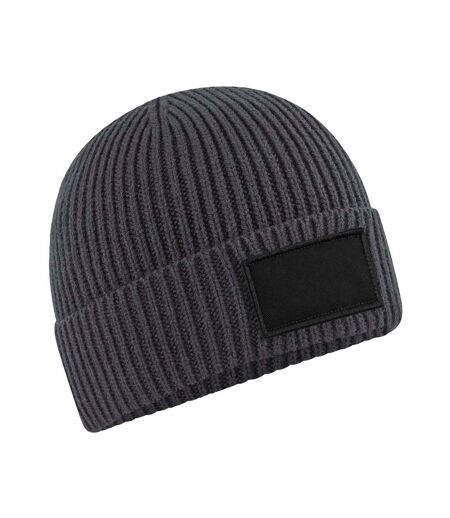Bonnet Motif/style Écusson Fashion Gris Foncé Noir Beechfield