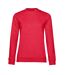 Sweat Femme Rouge Chiné B&C-1