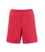 Short De Survêtement Homme Rouge Blanc Kustom Kit-1