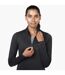 Ladies Fleece Half Zip Top with Thumb Loops Winter Hiking Wear-4