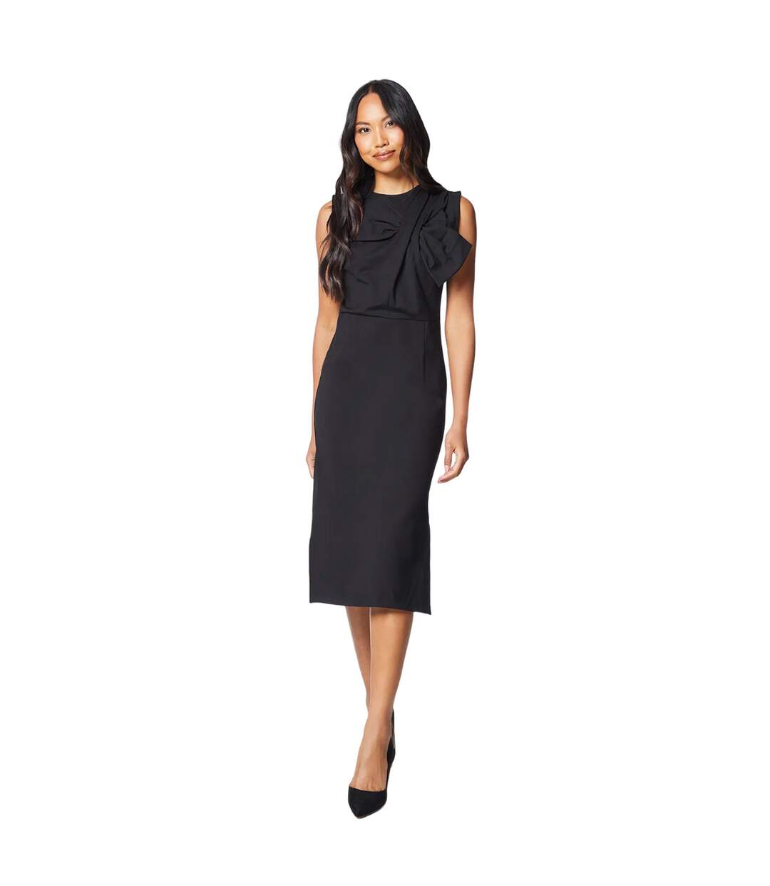 Robe mi-longue femme noir Principles