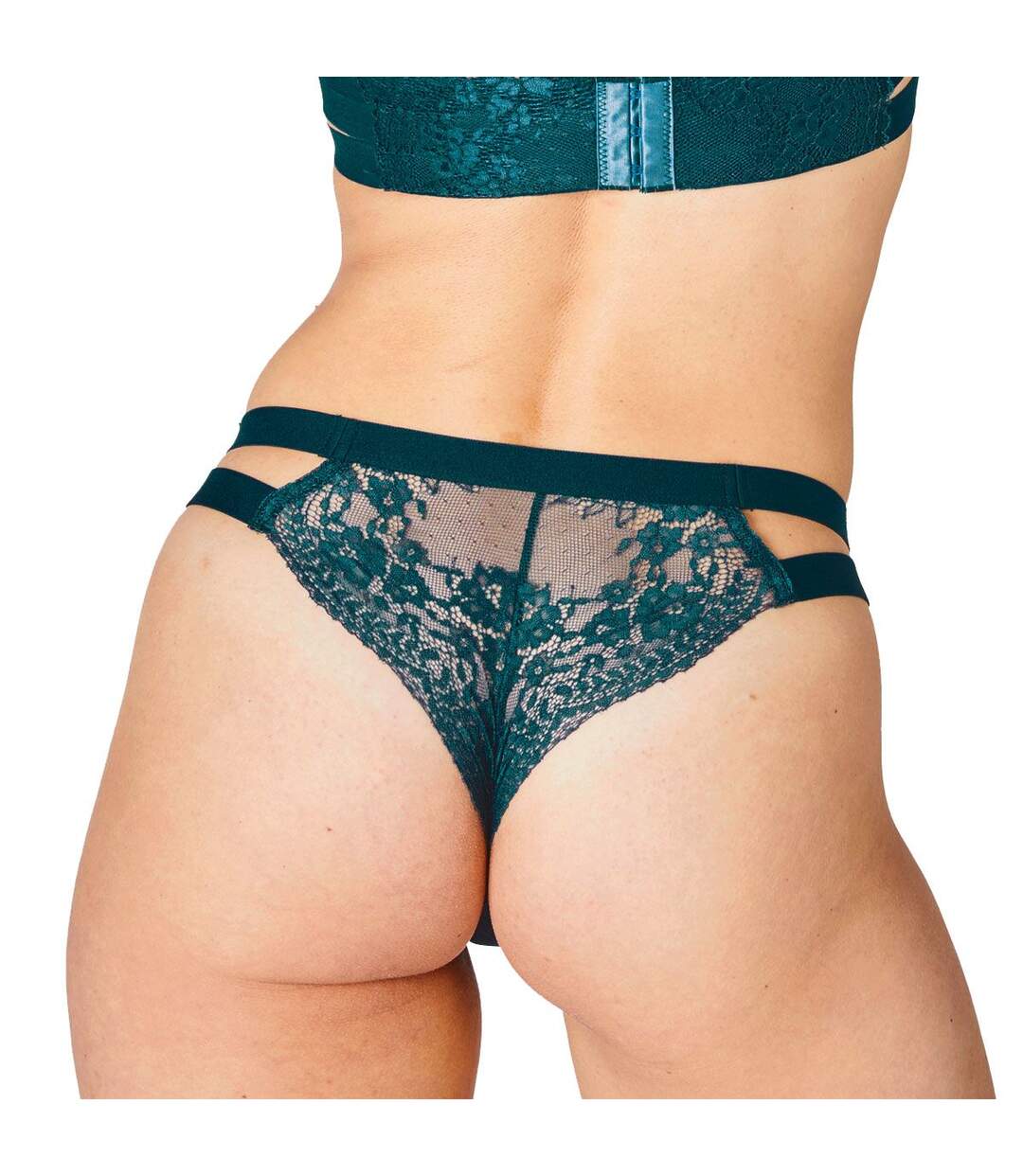 Tanga vert Tête à tête-3