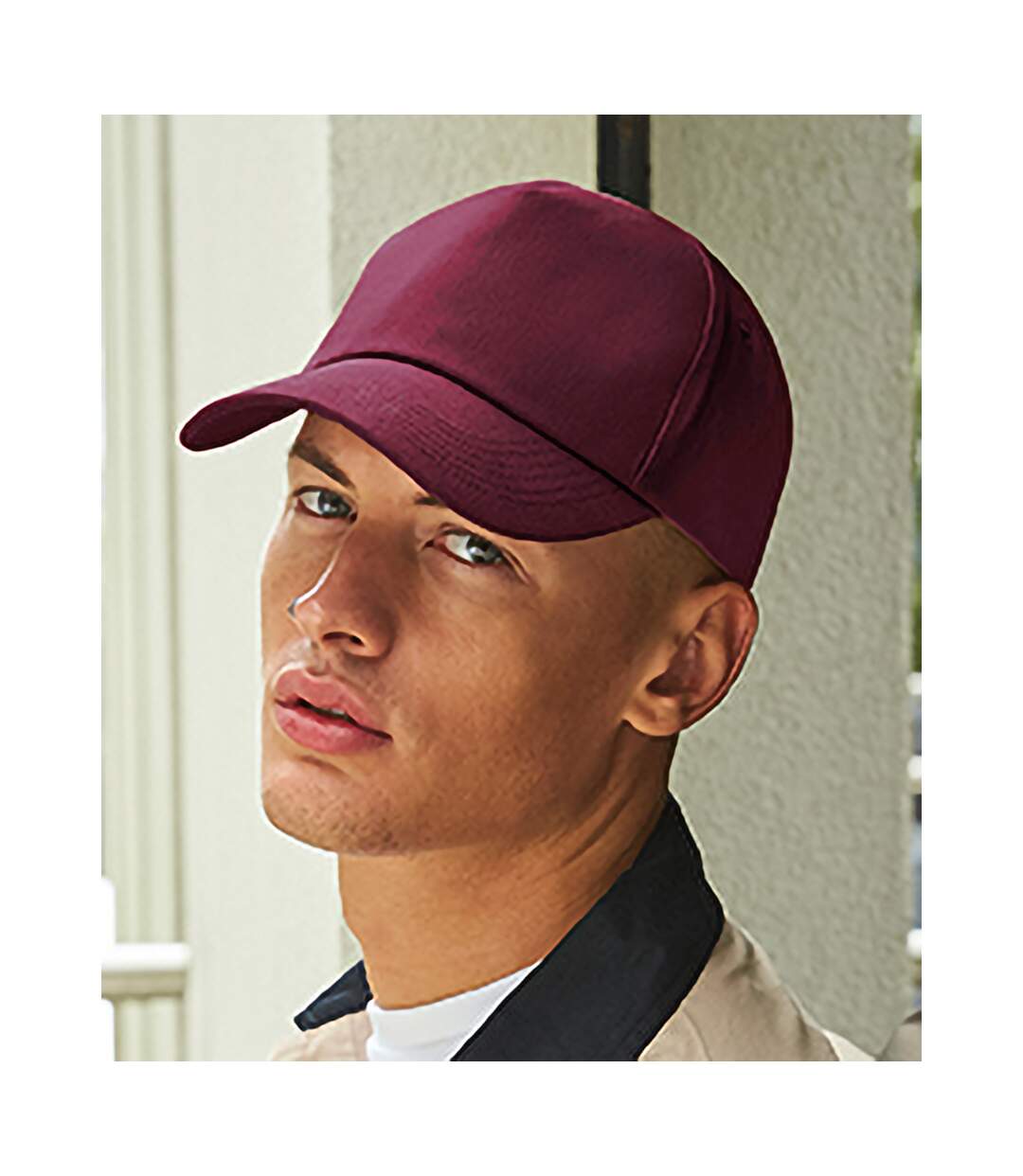 Casquette authentic unisexe bordeaux Beechfield