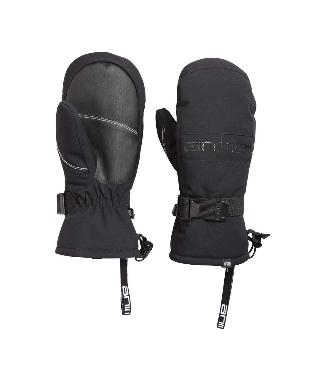 Moufles De Ski Track Femme Noir Vif Animal-1