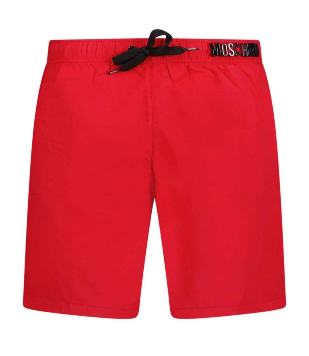 Short De Bain Motif/style Logo Métallique Homme Rouge Moschino-2