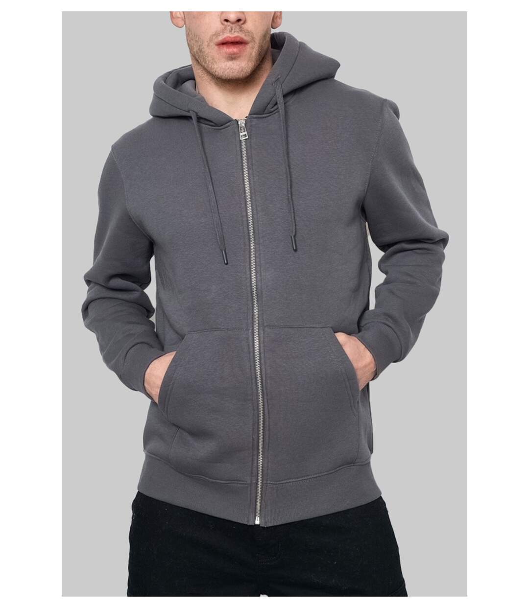 Sweat à capuche zippé