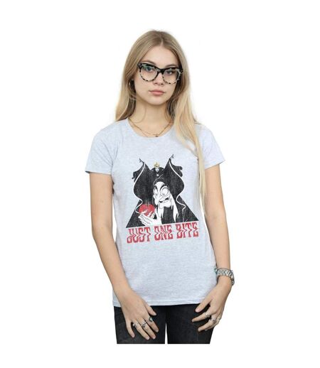 Disney T-shirt en coton Femmes/Ladies Snow White Just One Bite (Gris sportif) - UTBI15252
