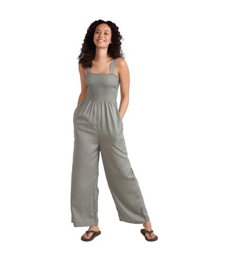 Womens/ladies astrid jumpsuit pale green Animal