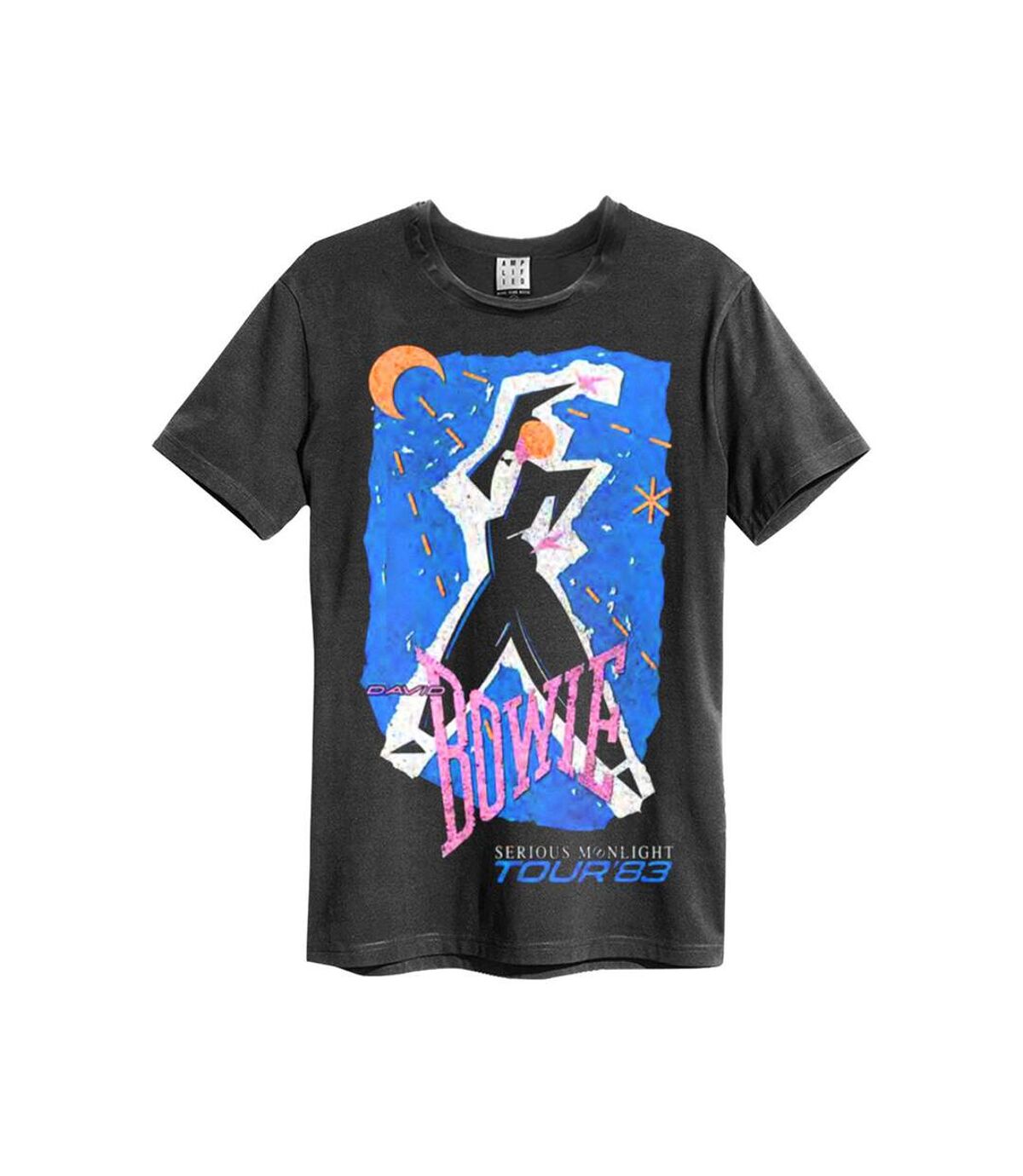 Amplified - T-shirt SERIOUS MOONLIGHT - Adulte (Anthracite) - UTGD858