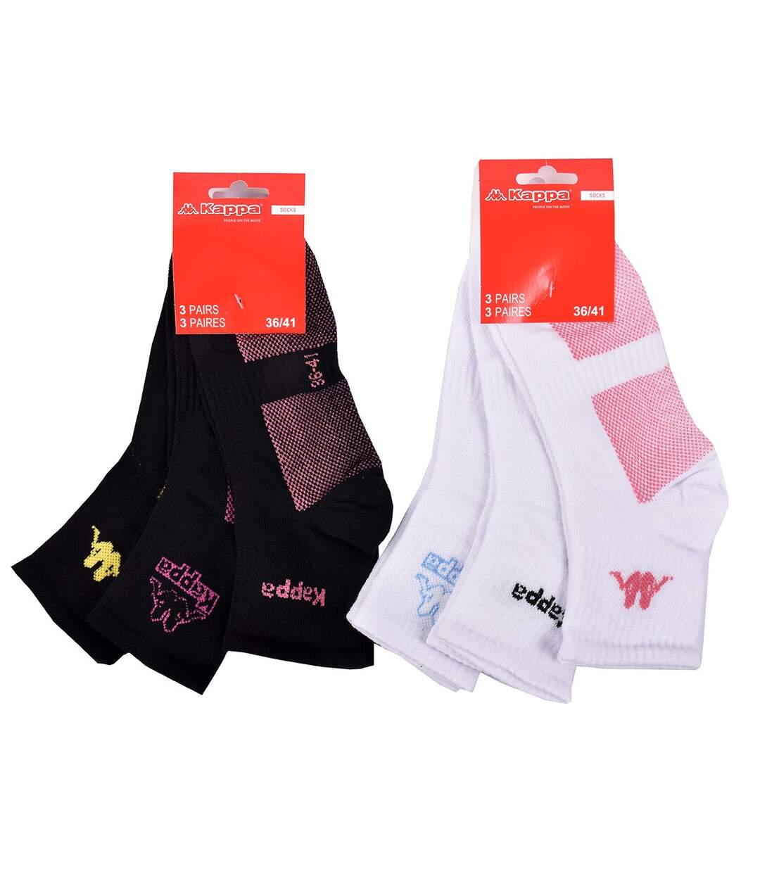 Chaussettes Femme QUARTER KAPPA Pack de 6 Paires 7509-3