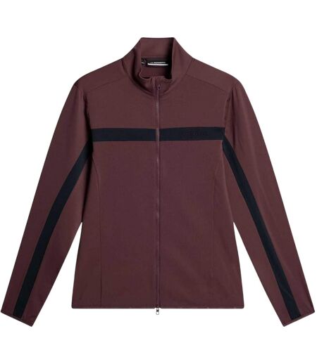 Mens Jarvis Logo Track Jacket Berry J.Lindeberg