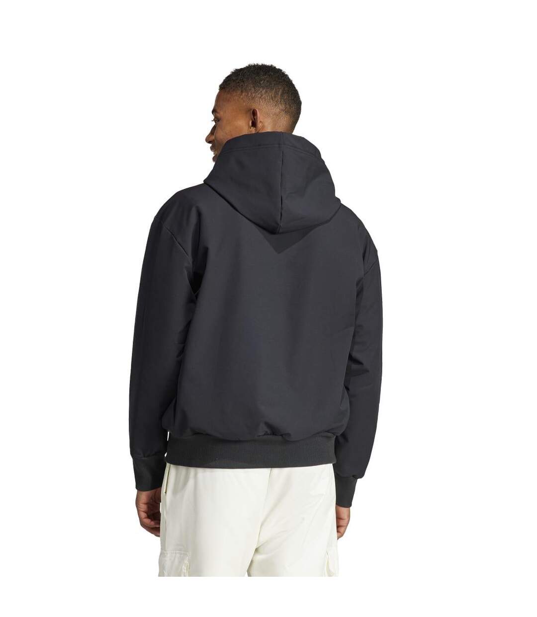 Mens City Escape Premium Hoodie Black Adidas-2