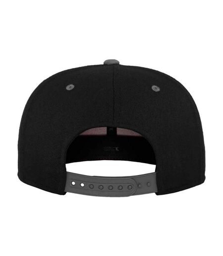 Casquette Ajustable Noir Gris Yupoong