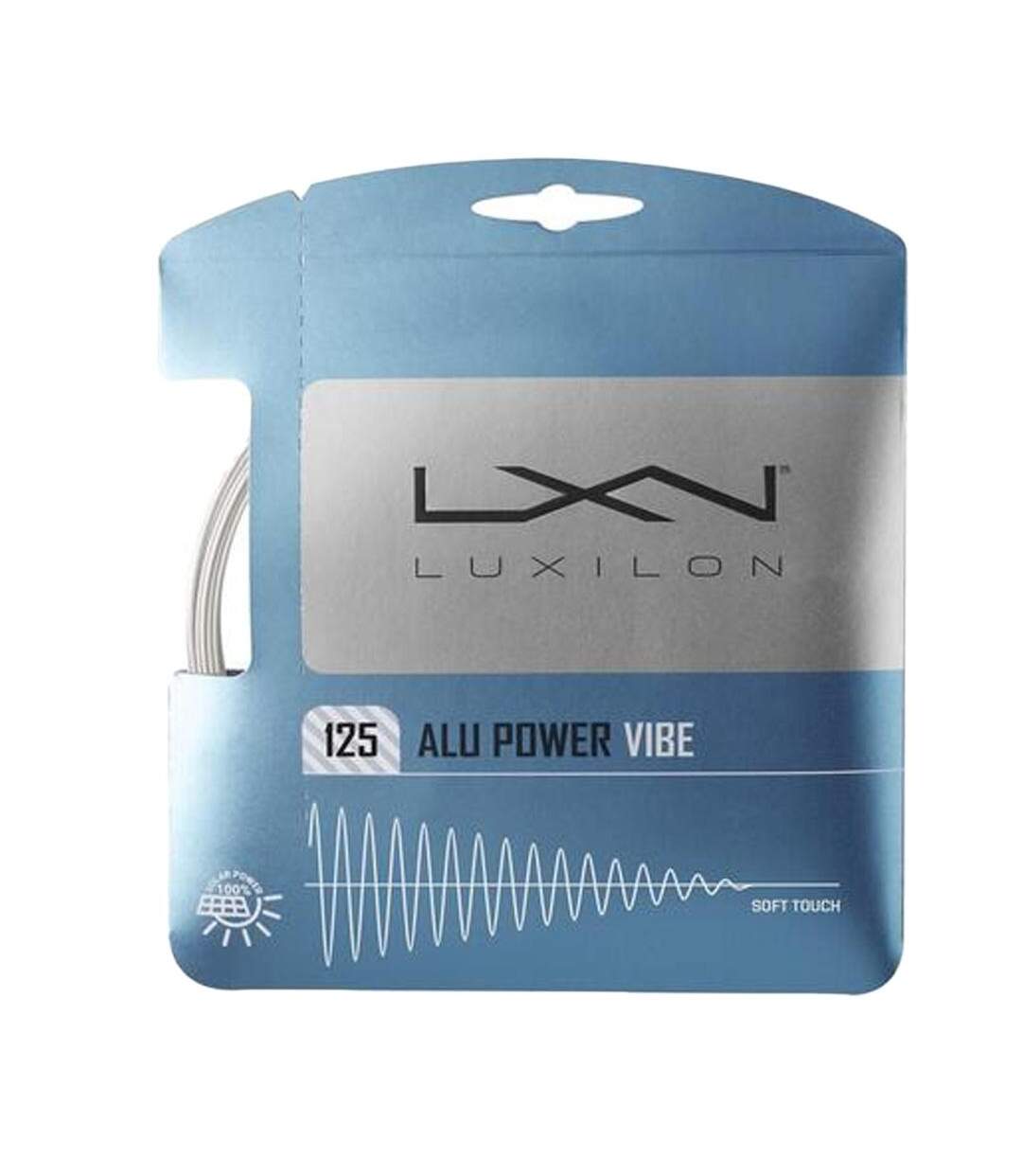 Cordage blanc luxilon alu power vibe - taille unique-1