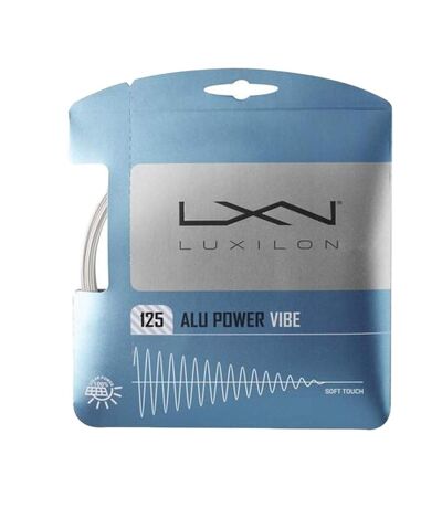 Cordage blanc luxilon alu power vibe - taille unique