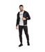 Mens kraftworks tracksuit black/orange Crosshatch