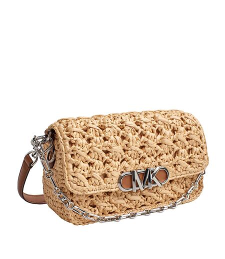 Parker Woven Raffia Shoulder Bag 30S3S7PC2W for Women