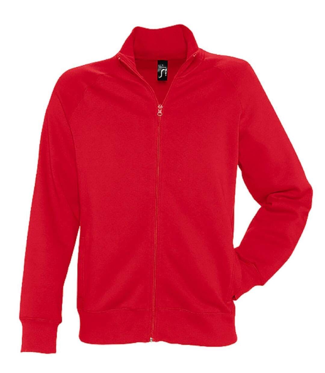 Veste molleton gratté zippée - Homme - 47200 - rouge