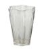 Vase Design en Verre Clara 20cm Transparent-1