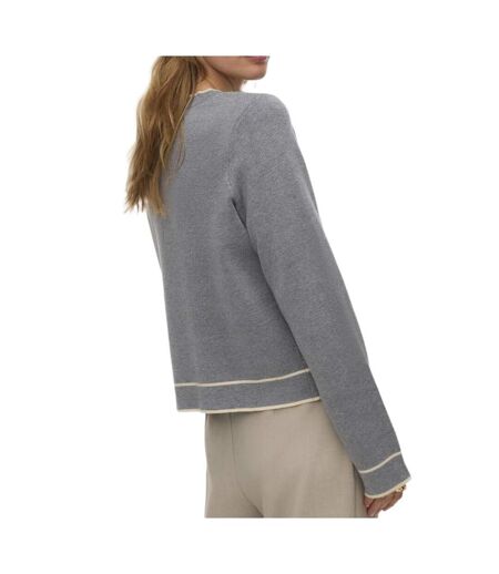 Pull gris femme vero moda gold