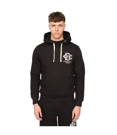 Mens Randolph Hoodie Noir Duck And Cover