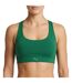 Womens/ladies Medium Impact Sports Bra Vine Green Puma-4