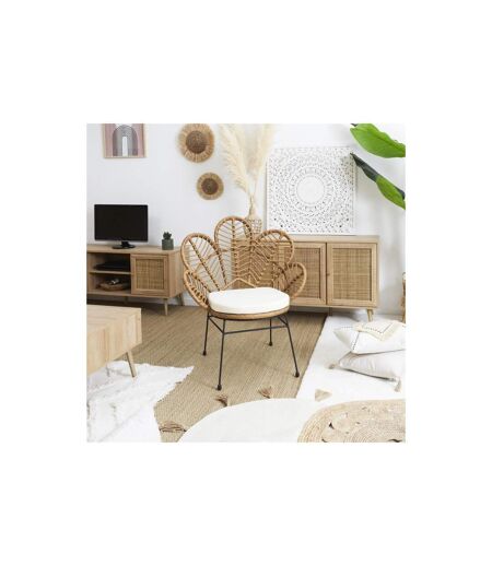 Fauteuil Design Honolulu 91cm Naturel