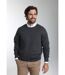 Pull col rond  en coton MAXENCE-1