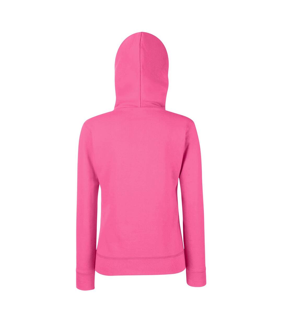 Fruit Of The Loom Ladies Lady Fit Hooded Sweatshirt / Hoodie (Fuchsia) - UTBC363