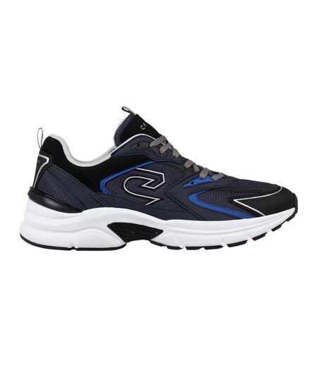 Mens Scorpius Leather Athletic Trainers Navy Cruyff