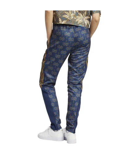 Womens/ladies Tiro Farm Rio Sweatpants Bronze Maroon Night Marl Adidas