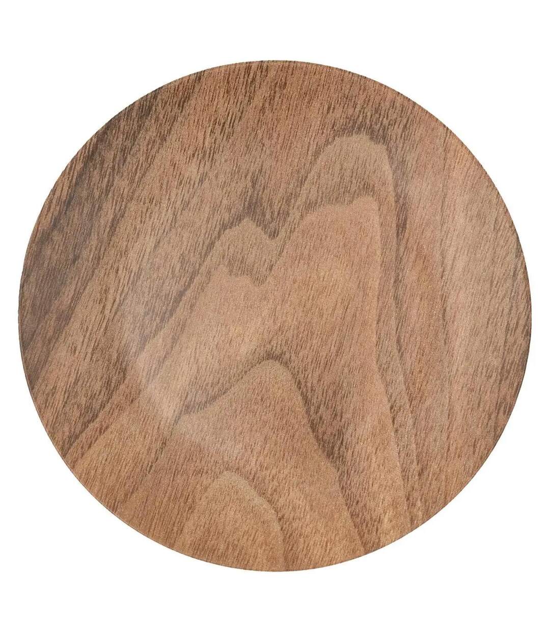 Lot de 6 Assiettes Plates Mood 26cm Marron-1