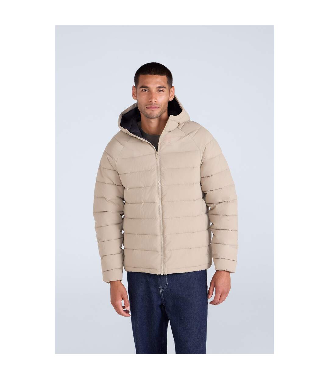 Doudoune Matelassée Cloud Cosi Homme Taupe Animal-1