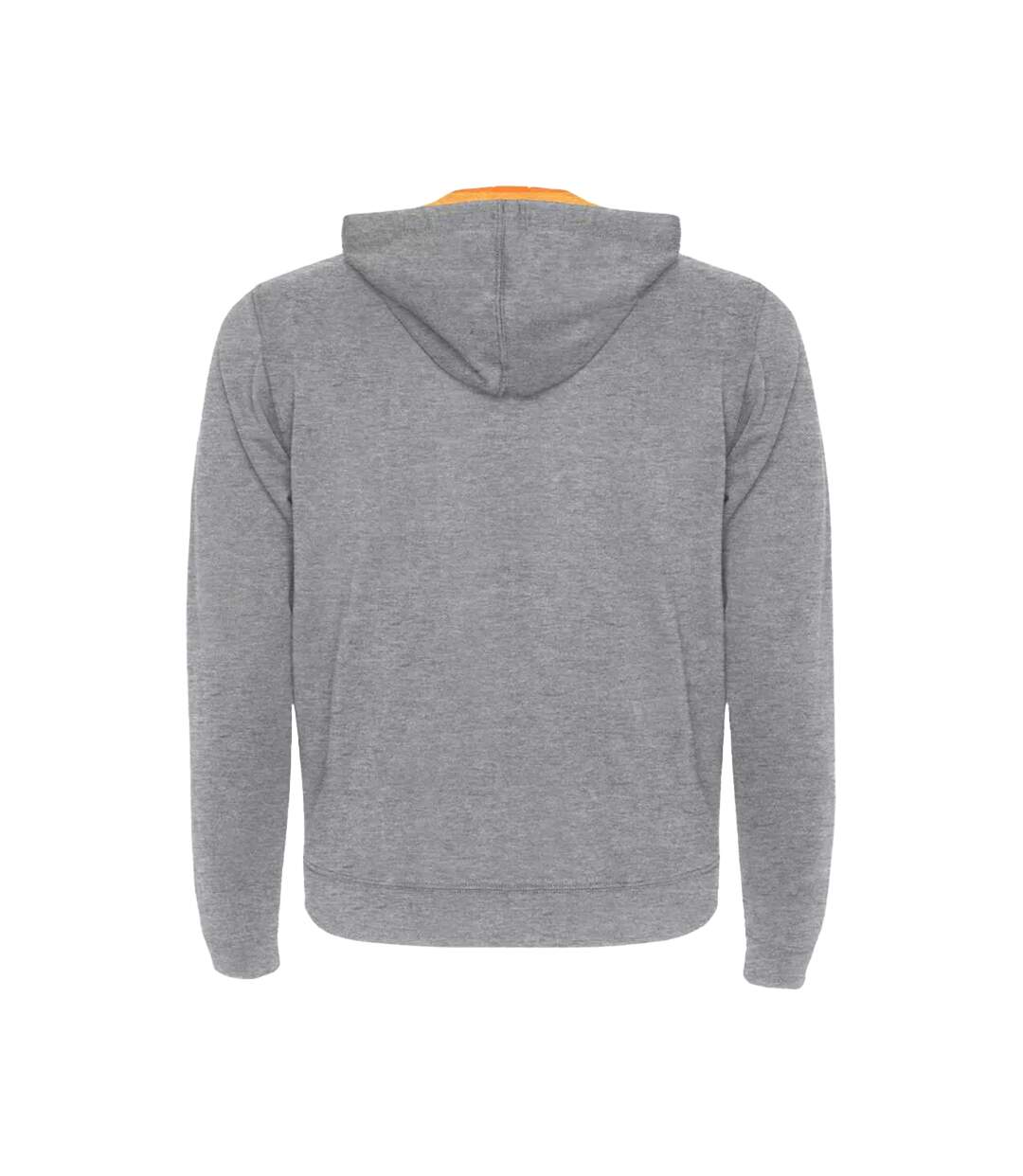 Veste De Survêtement Fuji Adulte Gris Chiné Orange Fluo Roly-2