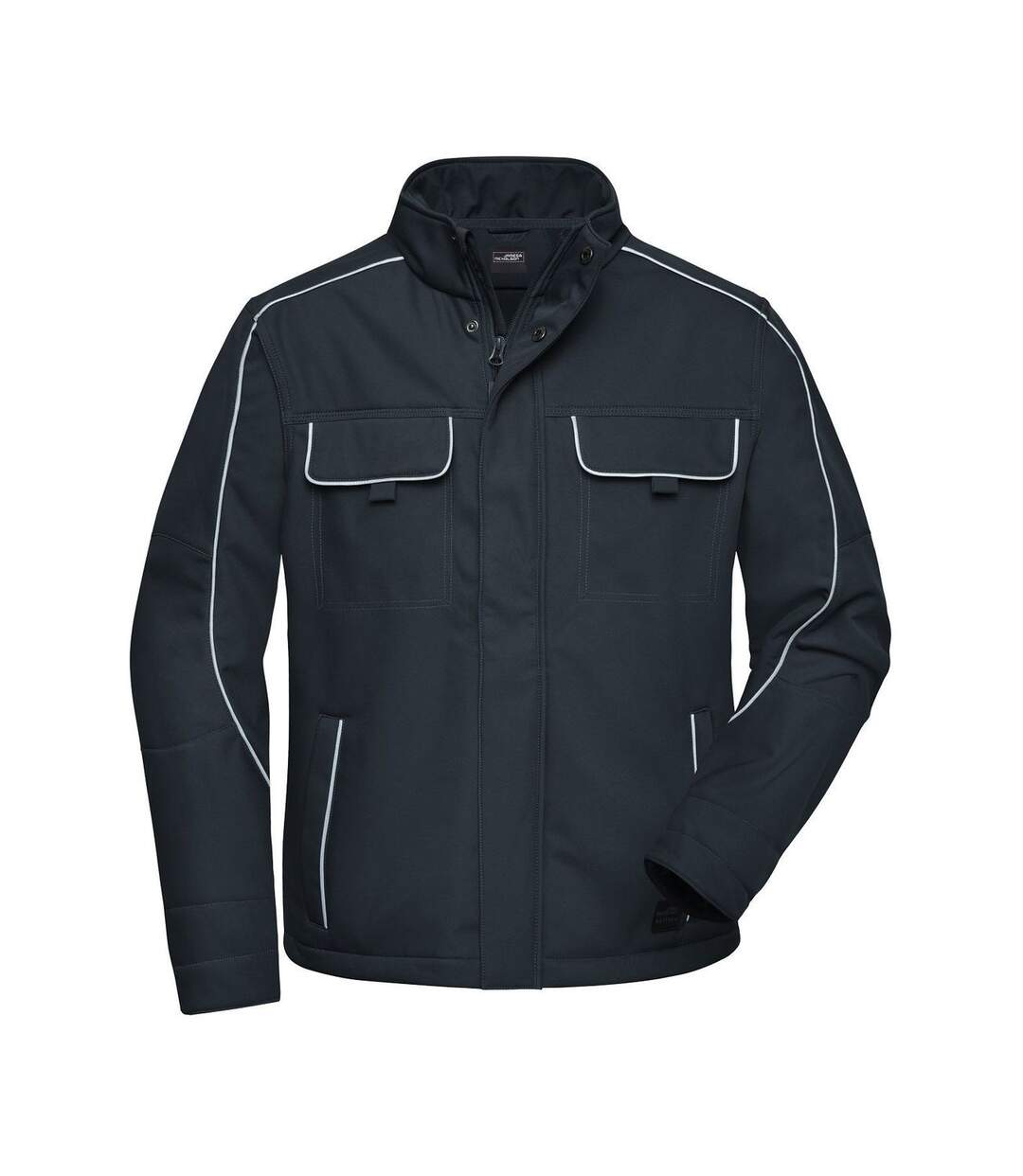 Veste blouson de travail légère softshell mixte - JN884 - gris carbone-2