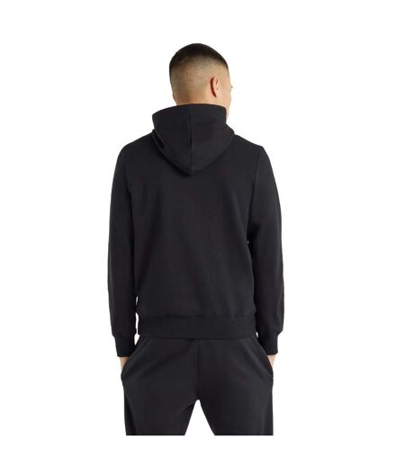 Mens logo hoodie black Umbro
