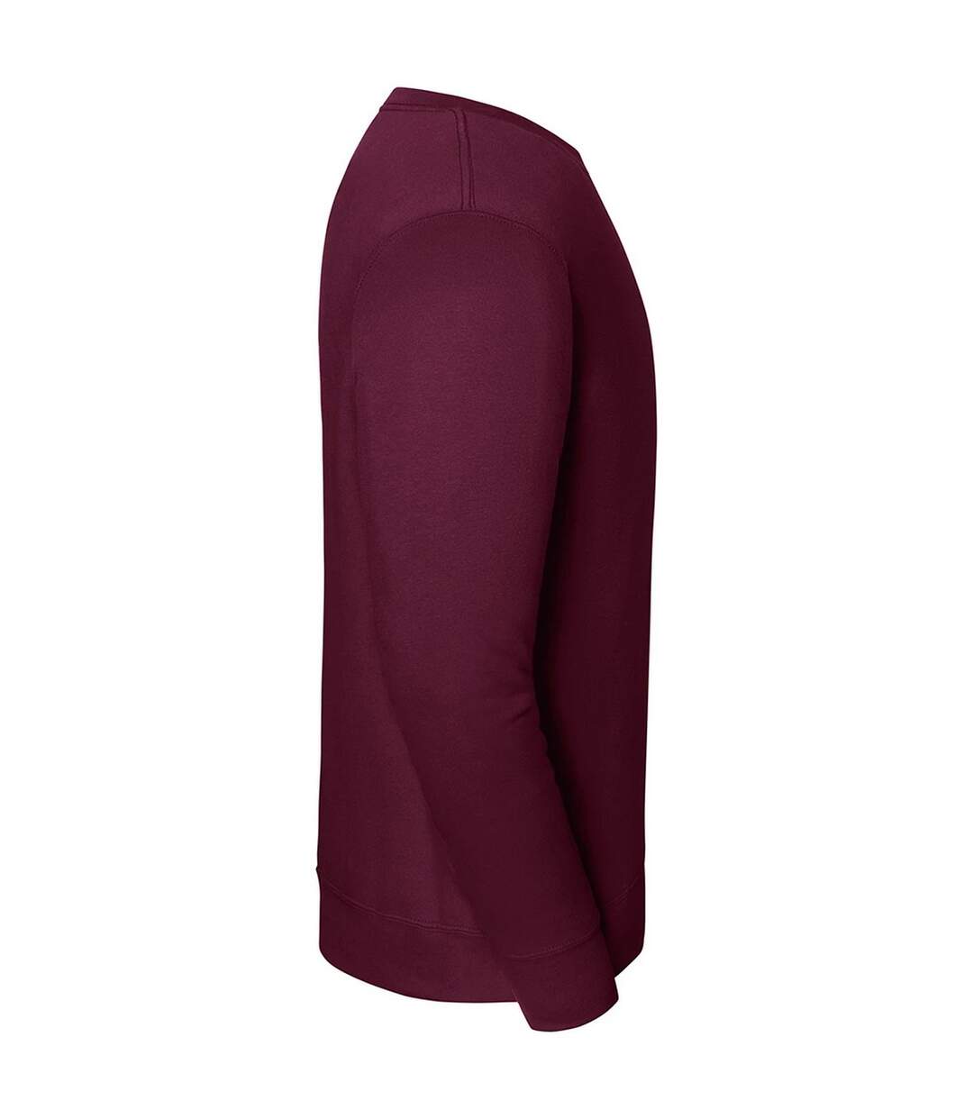 Mens Iconic Premium Set-in Sweatshirt Burgundy Fruit Of The Loom-3