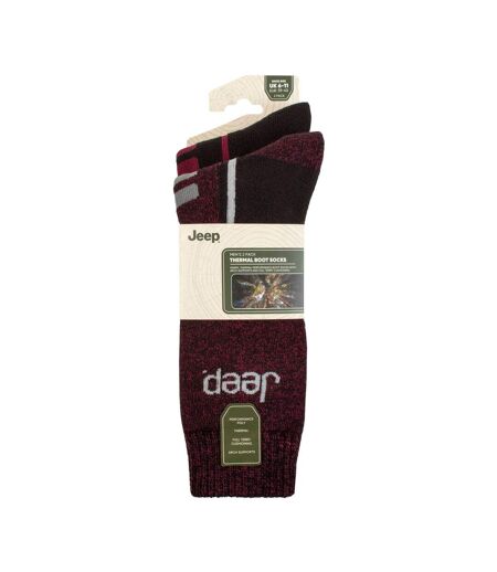 Men's 2 Pack Tech Thermal Boot Socks | Chunky Winter Performance Socks